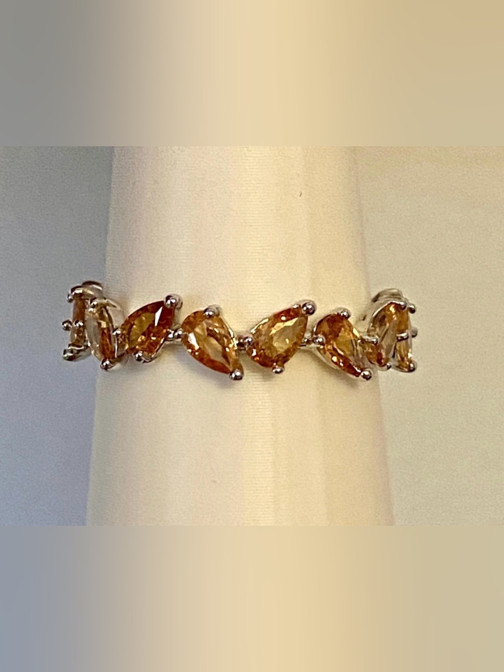 Bomb Party Smoky Topaz CZ Ring